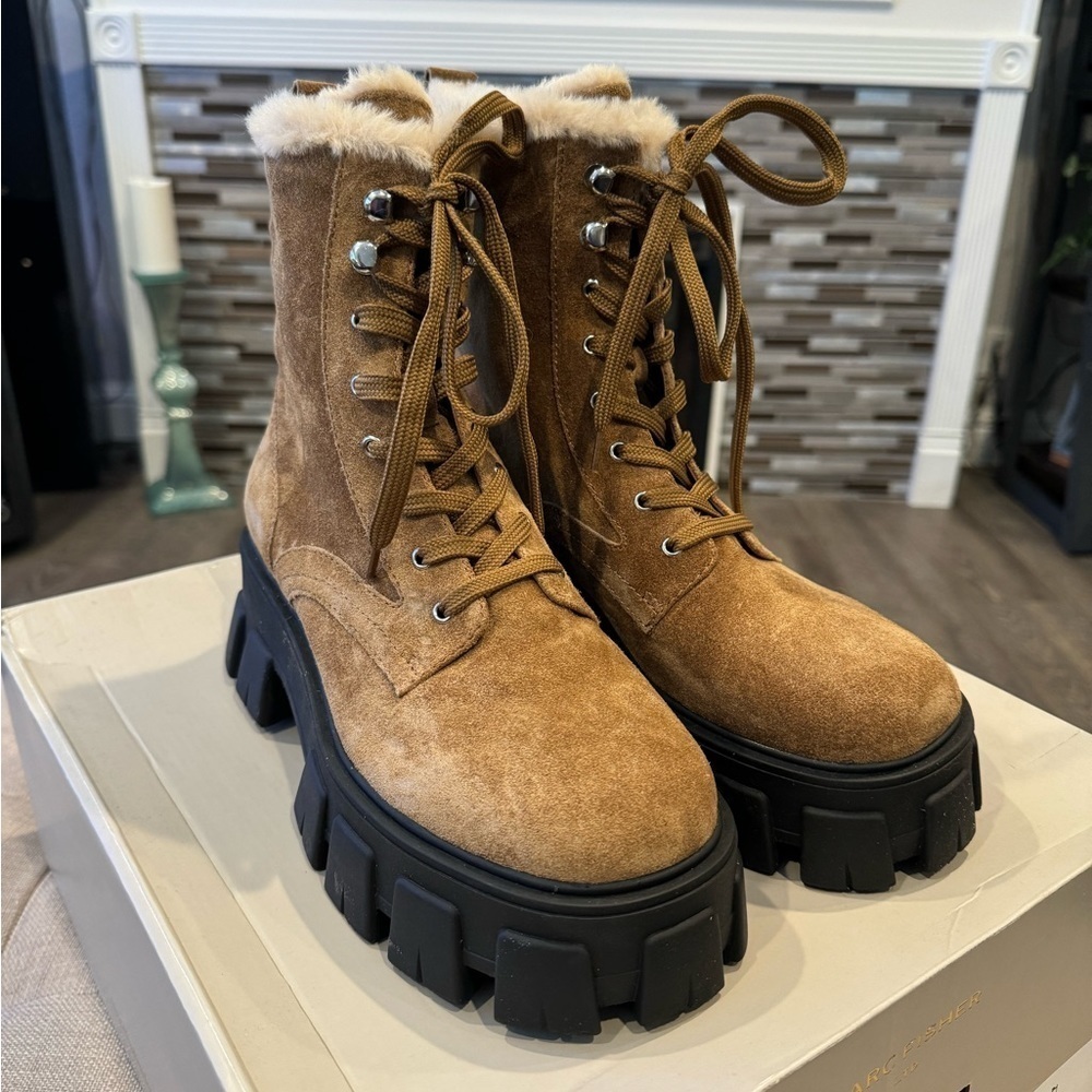 Marc Fisher LTD Happier Lug Sole Combat Boot